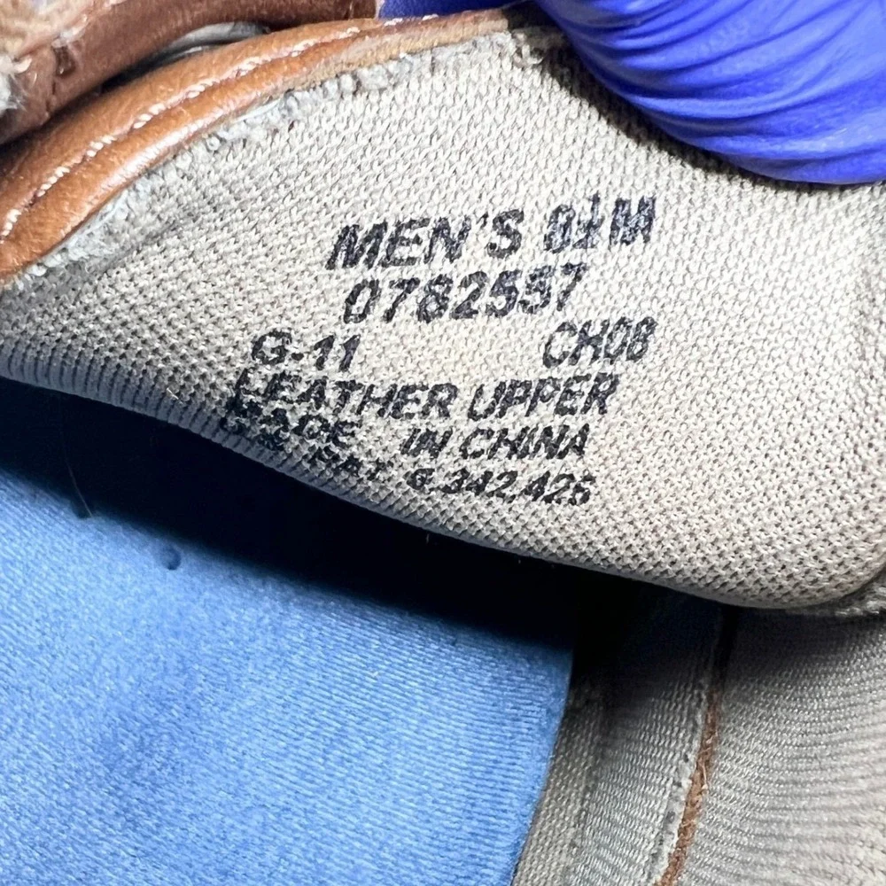 Sperry Top-Sider Tan Leather Moc Toe Chukka Ankle Boots Men's‎ 8.5 M Boat Shoes